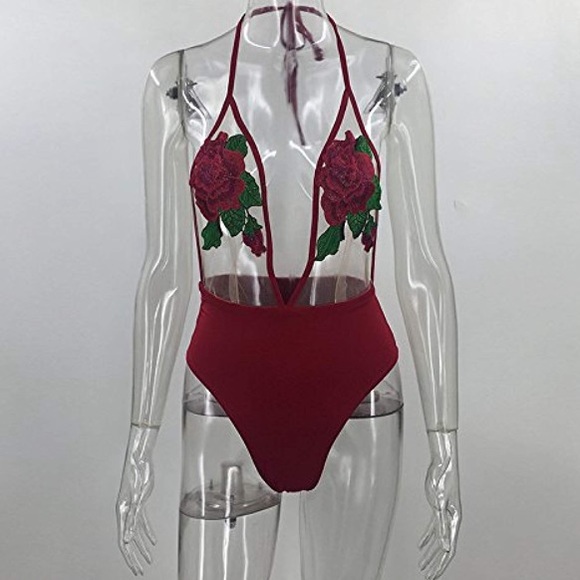 Other - 🎉HP🎉 New sheer top sexy one piece swimsuit M